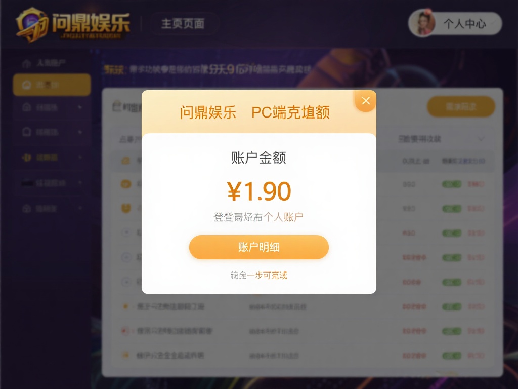 问鼎娱乐PC余额查询与管理全攻略解析 (问鼎娱乐PC余额查询与管理全攻略详细解析指南) 在问鼎娱乐PC端查询余额其实非常简单,只需几步即可